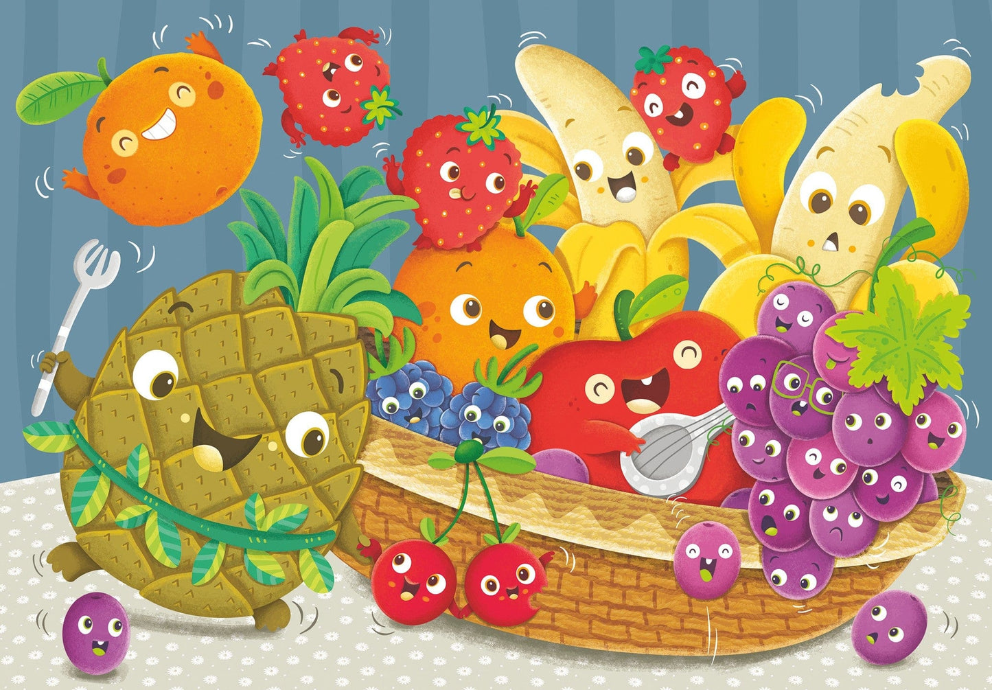 Toys 2 24-Piece Puzzle - Joy of Fruits and Vegetables