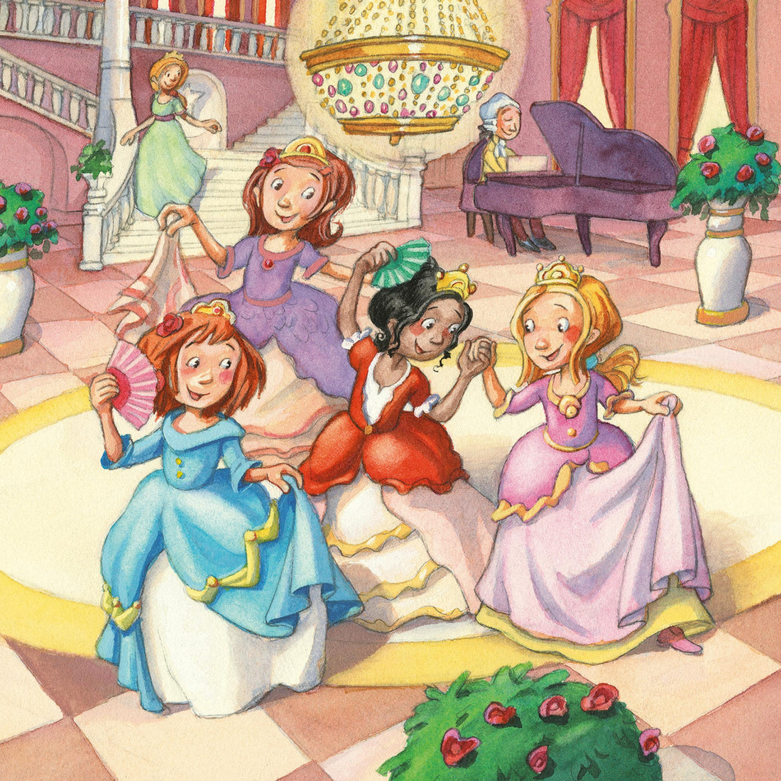 3 49 Piece Puzzles - Little Princesses