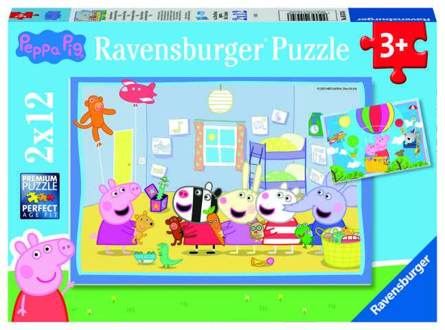 2 12 Piece Puzzle Peppa Pig - best price from Maltashopper.com RVB05574