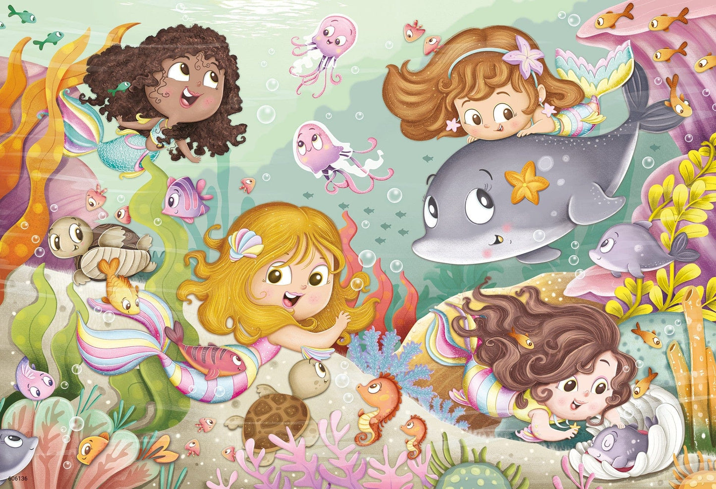 Toys Puzzle 2 x 12 pcs - Fairies and mermaids