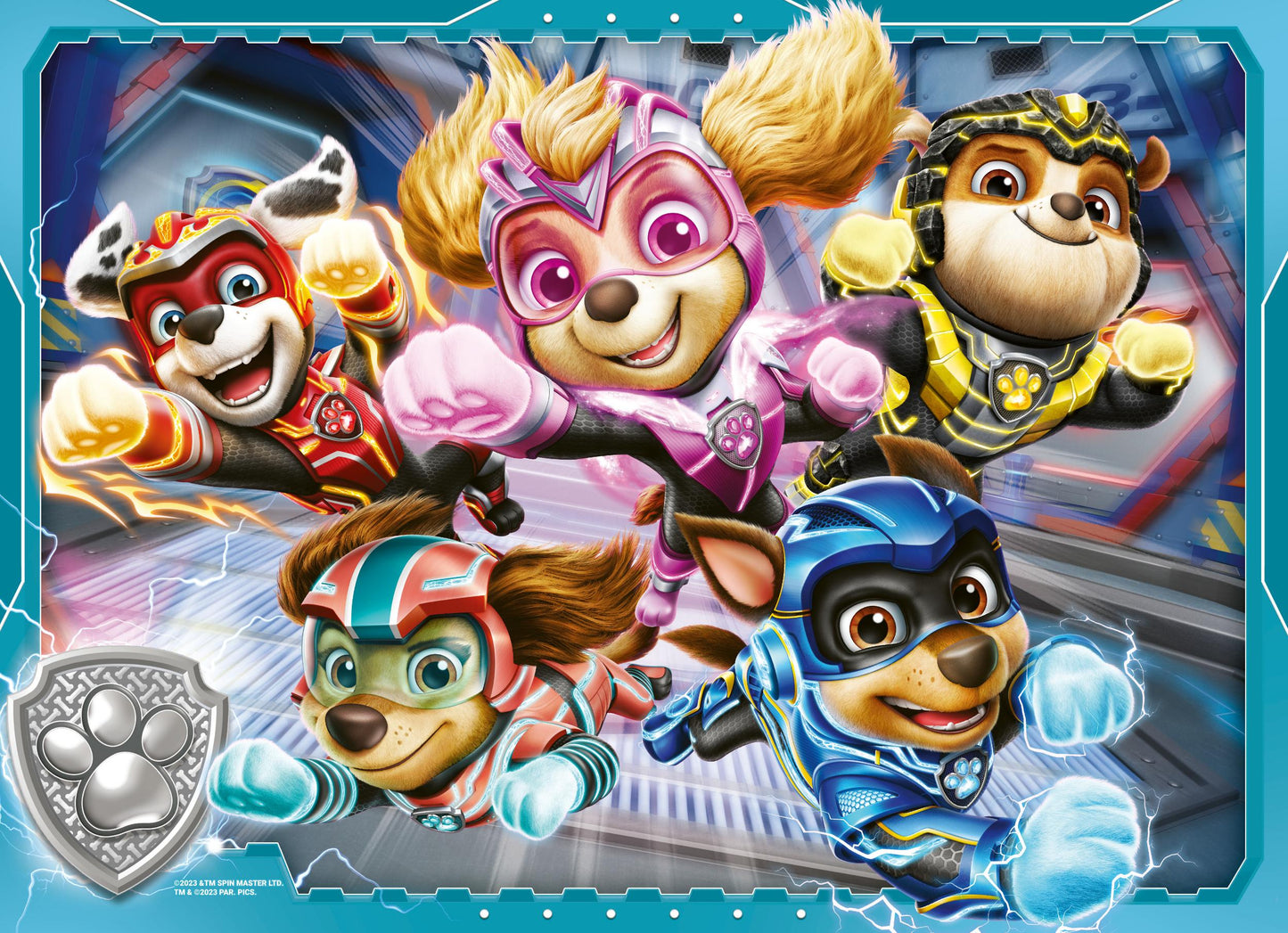 4 Puzzles of 42 Pieces - Paw Patrol: The Mighty Movie