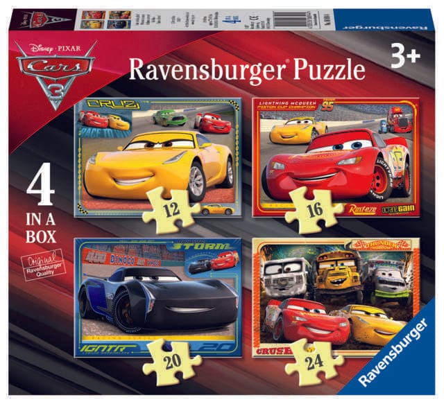 Toys Puzzle 4 in 1 - Cars 3