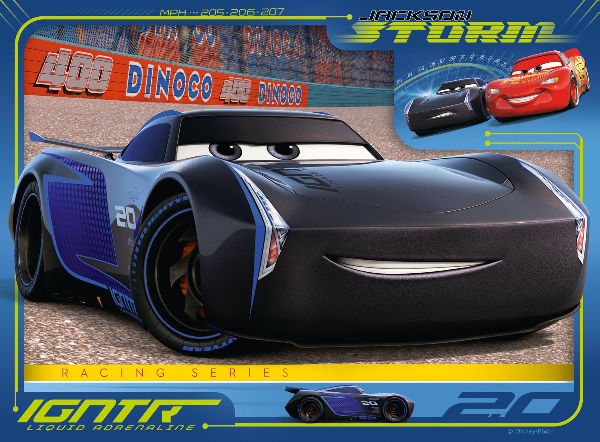 Toys Puzzle 4 in 1 - Cars 3