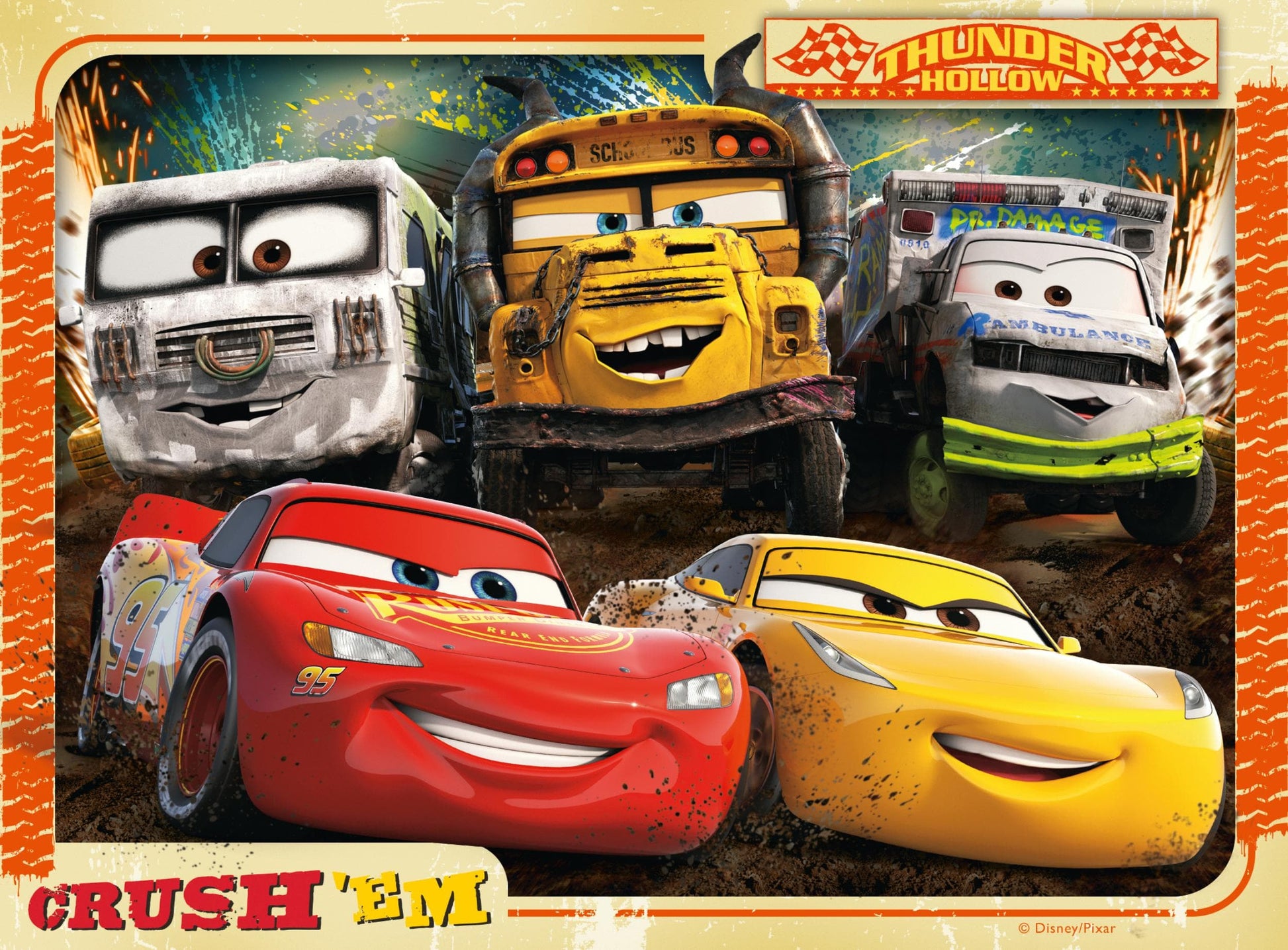 Toys Puzzle 4 in 1 - Cars 3