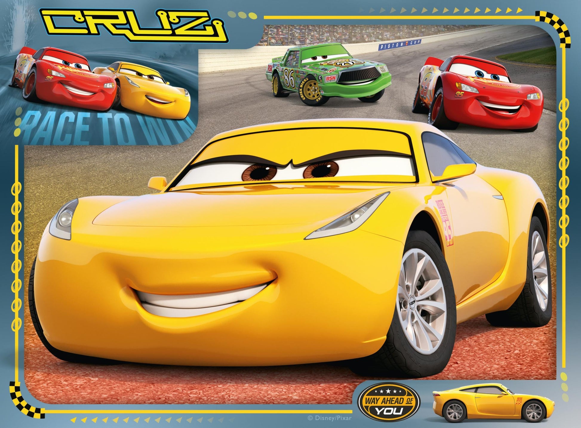 Toys Puzzle 4 in 1 - Cars 3