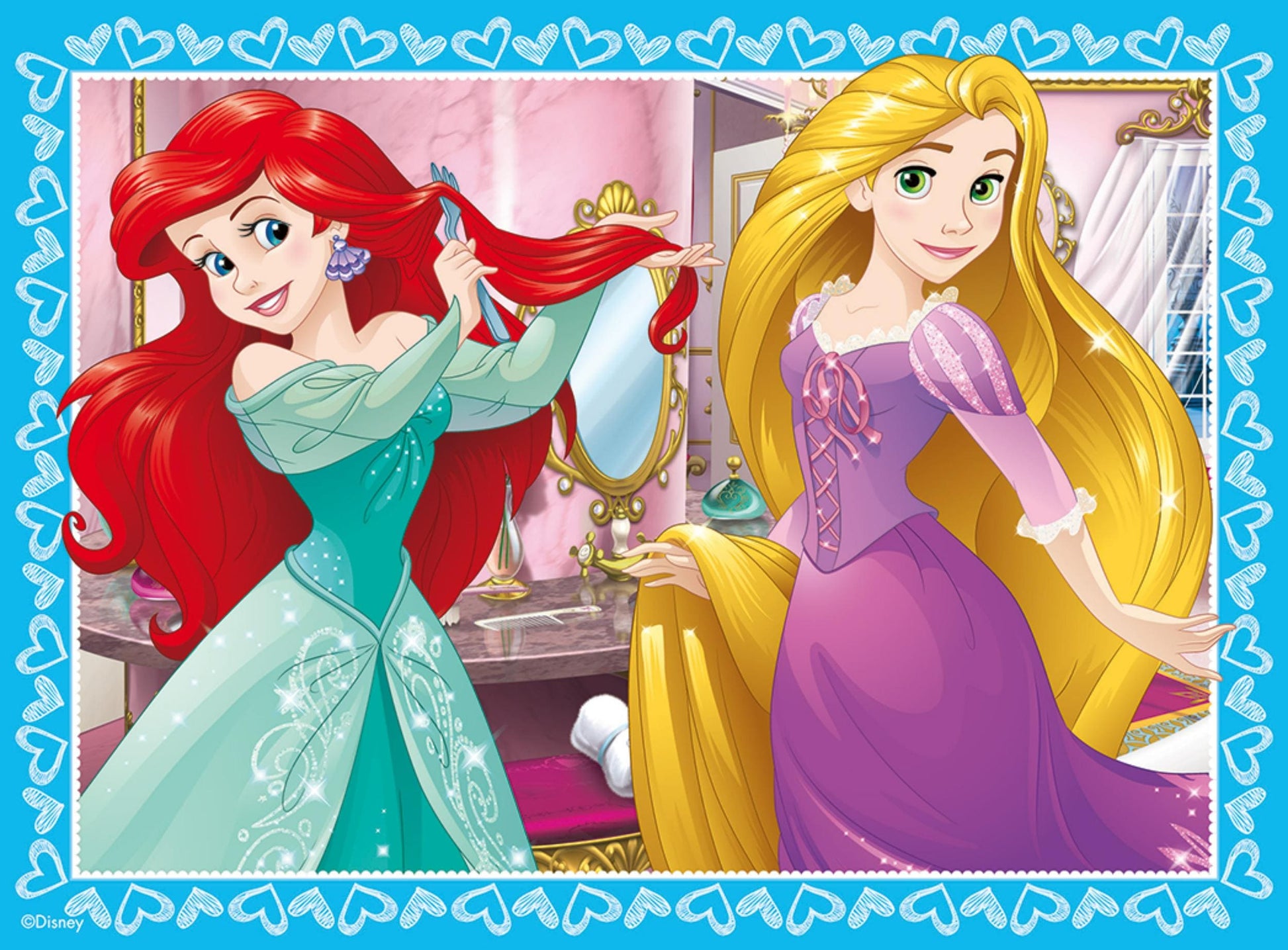 Toys 4 in 1 Puzzle - Disney Princesses