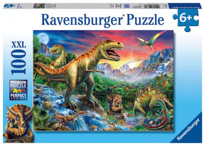 100 Piece Xxl Puzzle Prehistoric Dinosaurs - best price from Maltashopper.com RVB10665