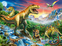 100 Piece XXL Puzzle - Prehistoric Dinosaurs