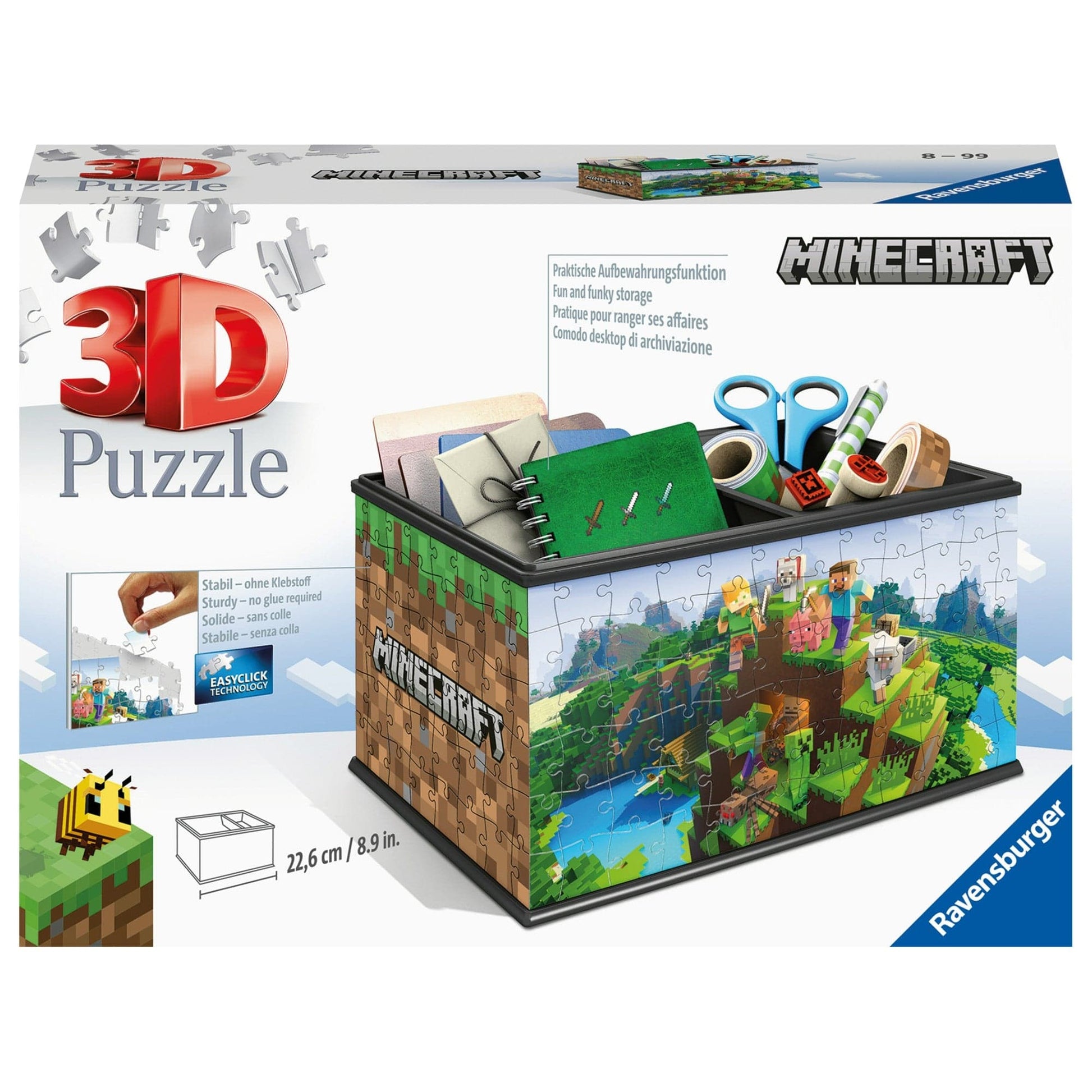 Toys Puzzle 3D da 216 Pezzi - Storage Box Minecraft