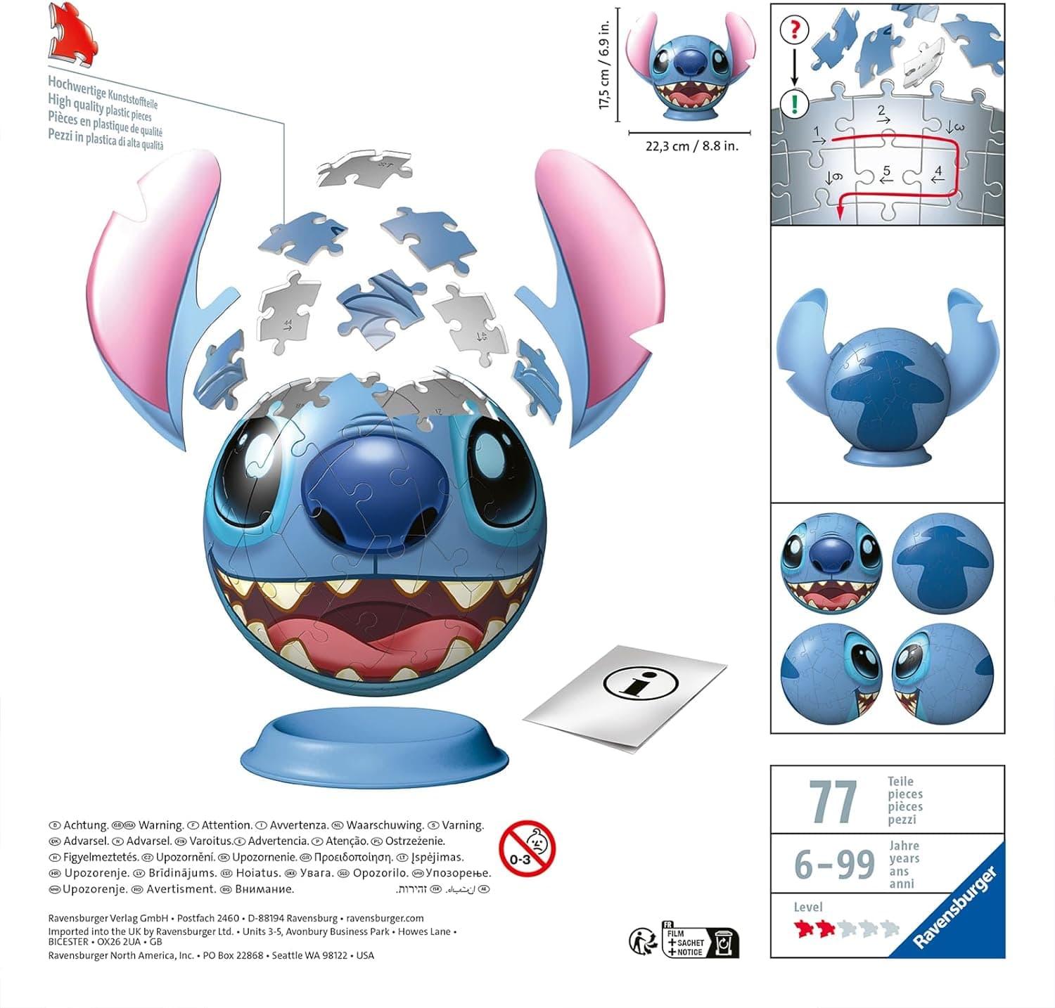 Toys Stitch - with ears