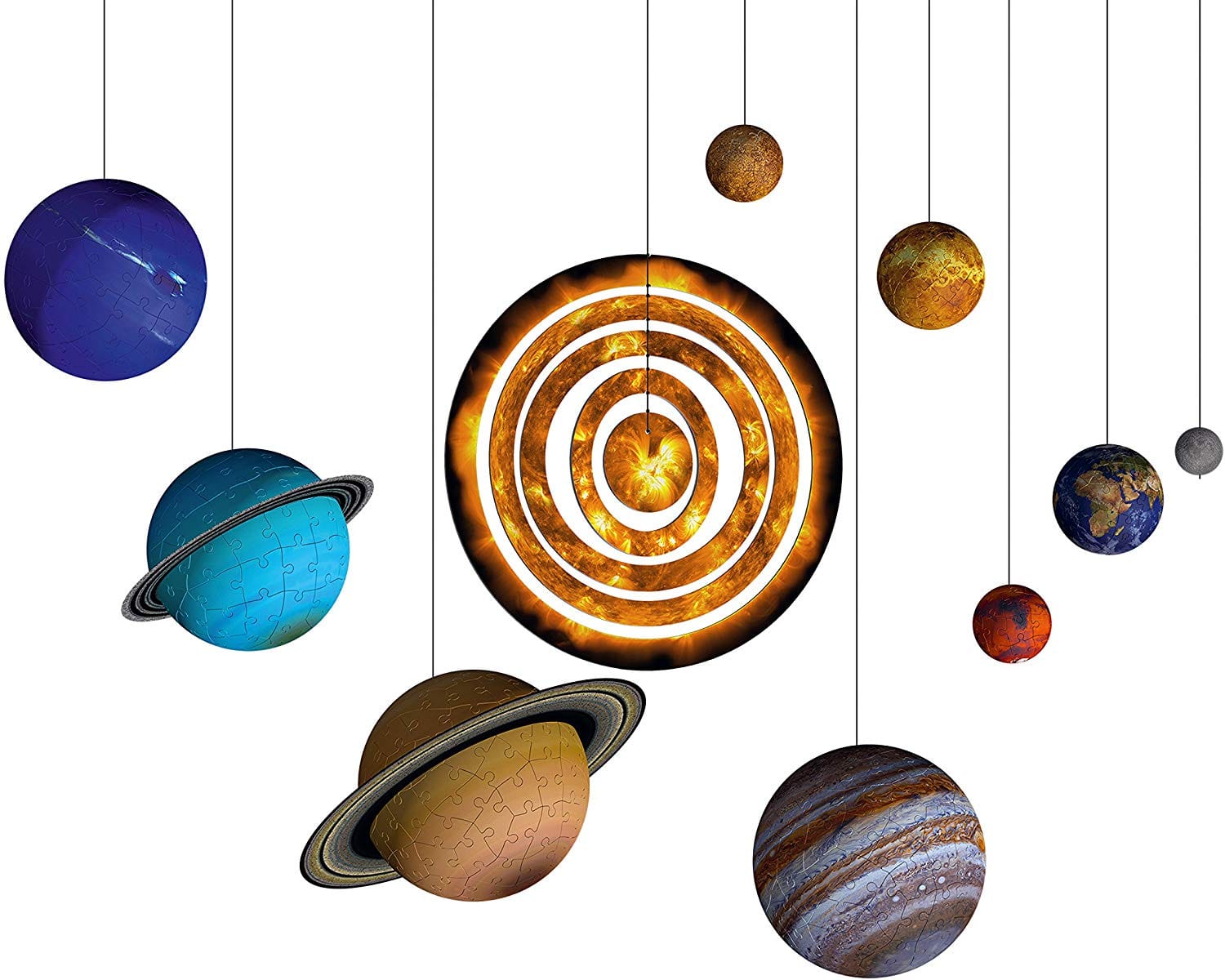 Toys 522 Piece 3D Puzzle - The Solar System
