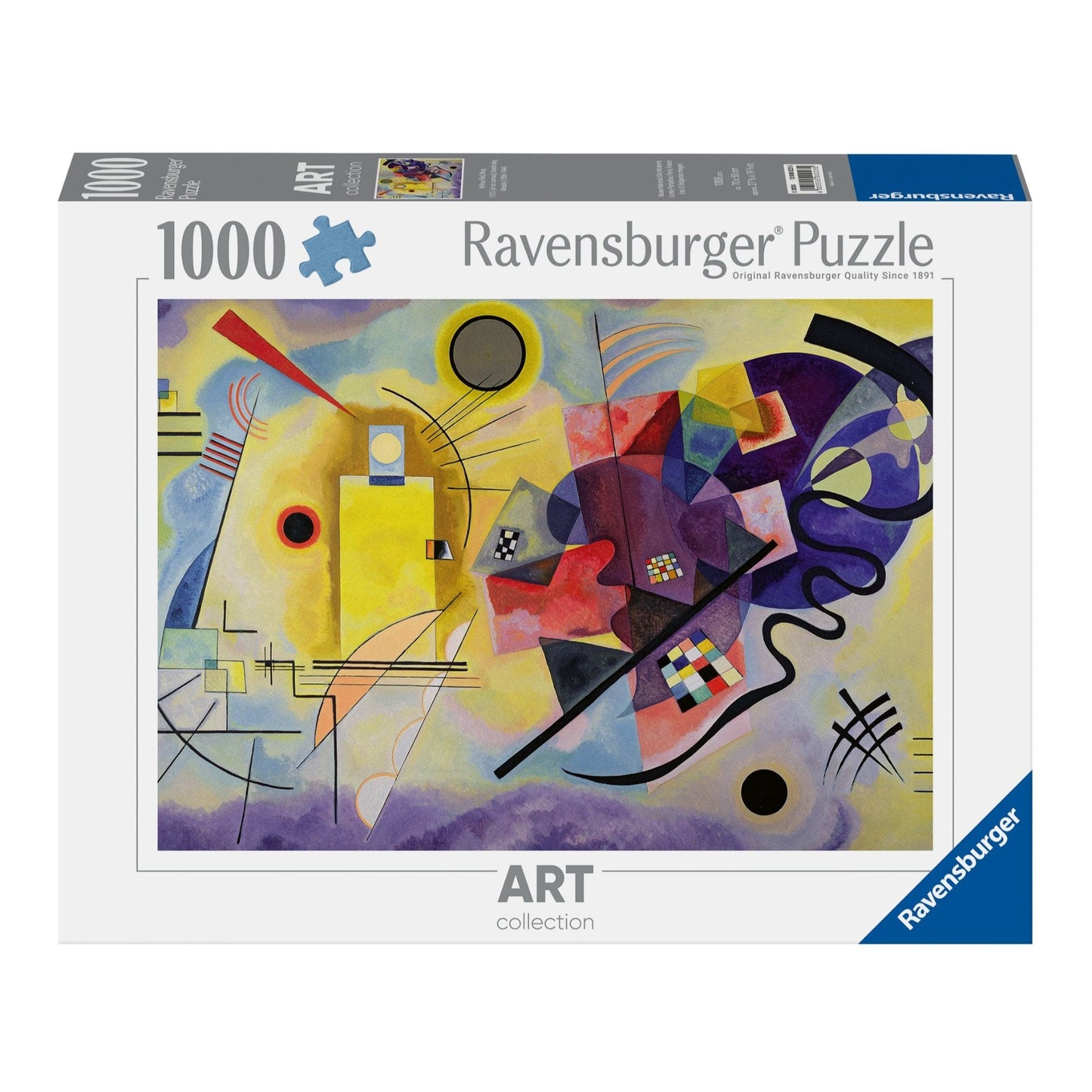 Toys Puzzle da 1000 Pezzi - Art Collection: Wassily Kandinsky, Yellow, Red, Blue