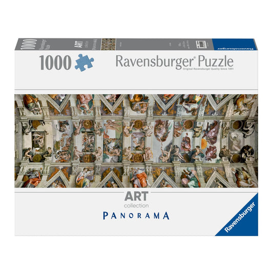 Toys 1000 Piece Jigsaw Puzzle - Art Collection: Michelangelo, Sistine Chapel Ceiling