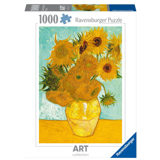 Toys 1000 Piece Jigsaw Puzzle - Art Collection: Van Gogh, Vase of Sunflowers