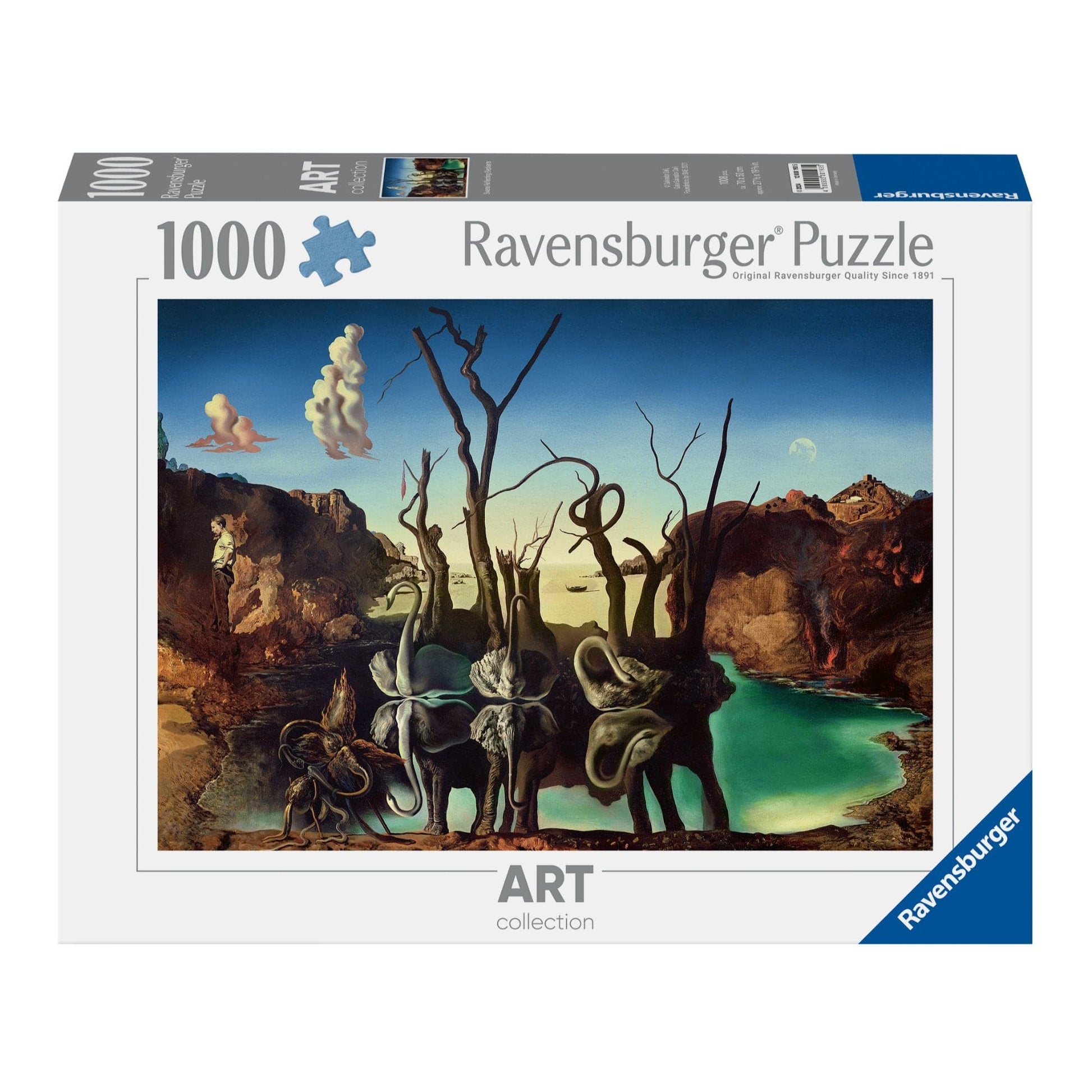 Toys Puzzle da 1000 Pezzi - Art Collection: Dalì, Swans reflecting elephants