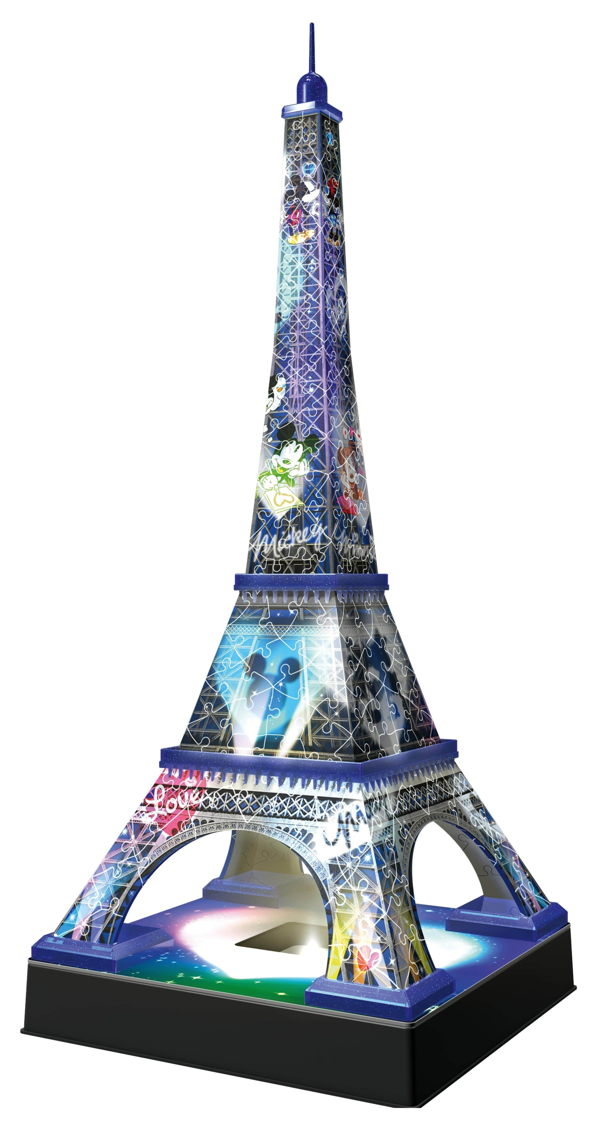 Toys 216 Piece 3D Puzzle - Special Series: Disney Eiffel Tower Night Edition