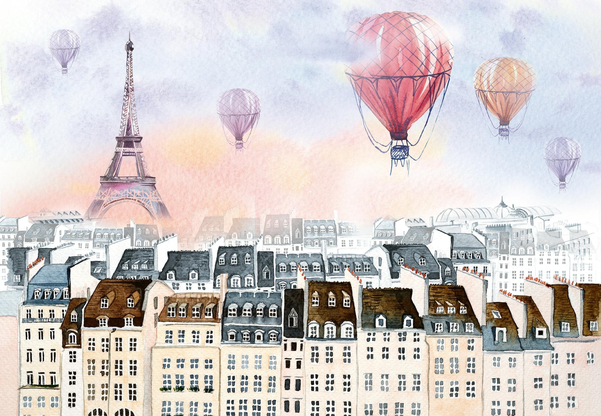 300 Piece Puzzle - Puzzle Moments: Hot Air Balloons