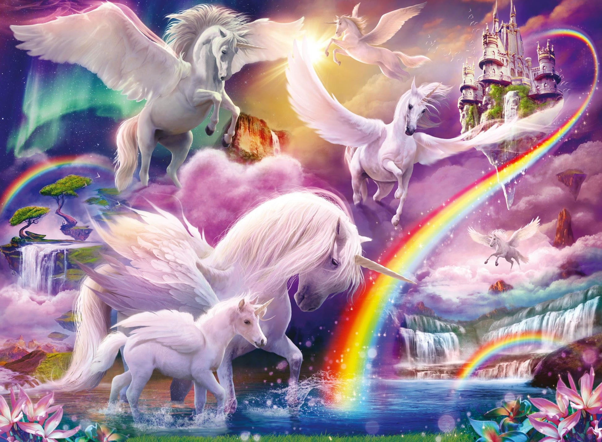 Toys 100-piece XXL puzzle - Unicorn Pegasus