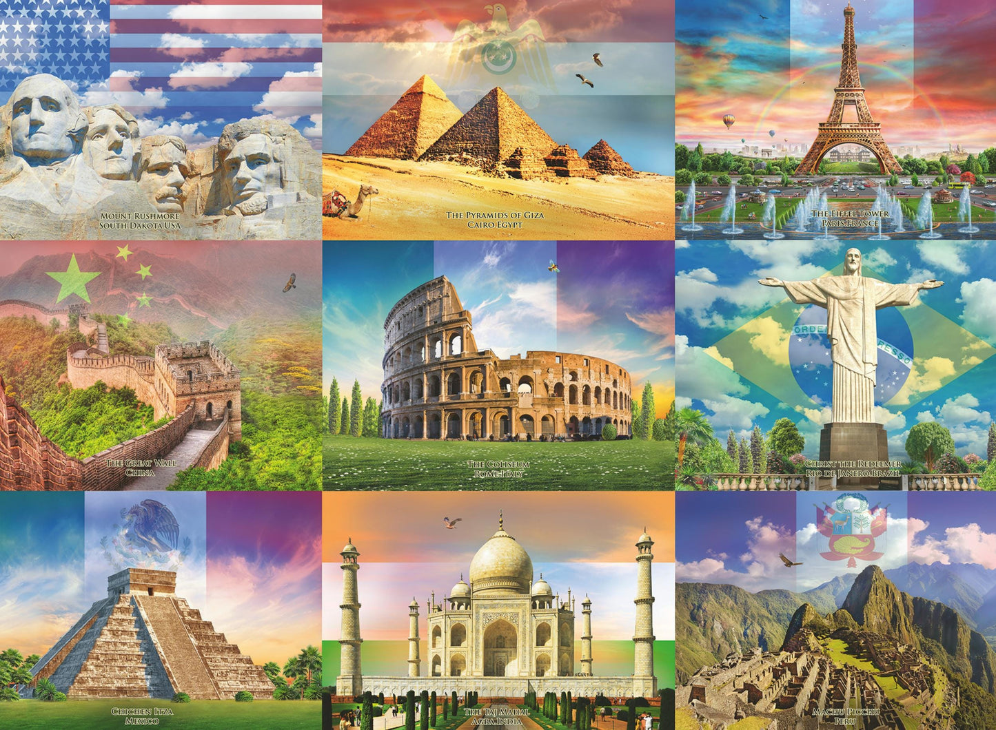 Toys 200 Piece XXL Puzzle - World Monuments