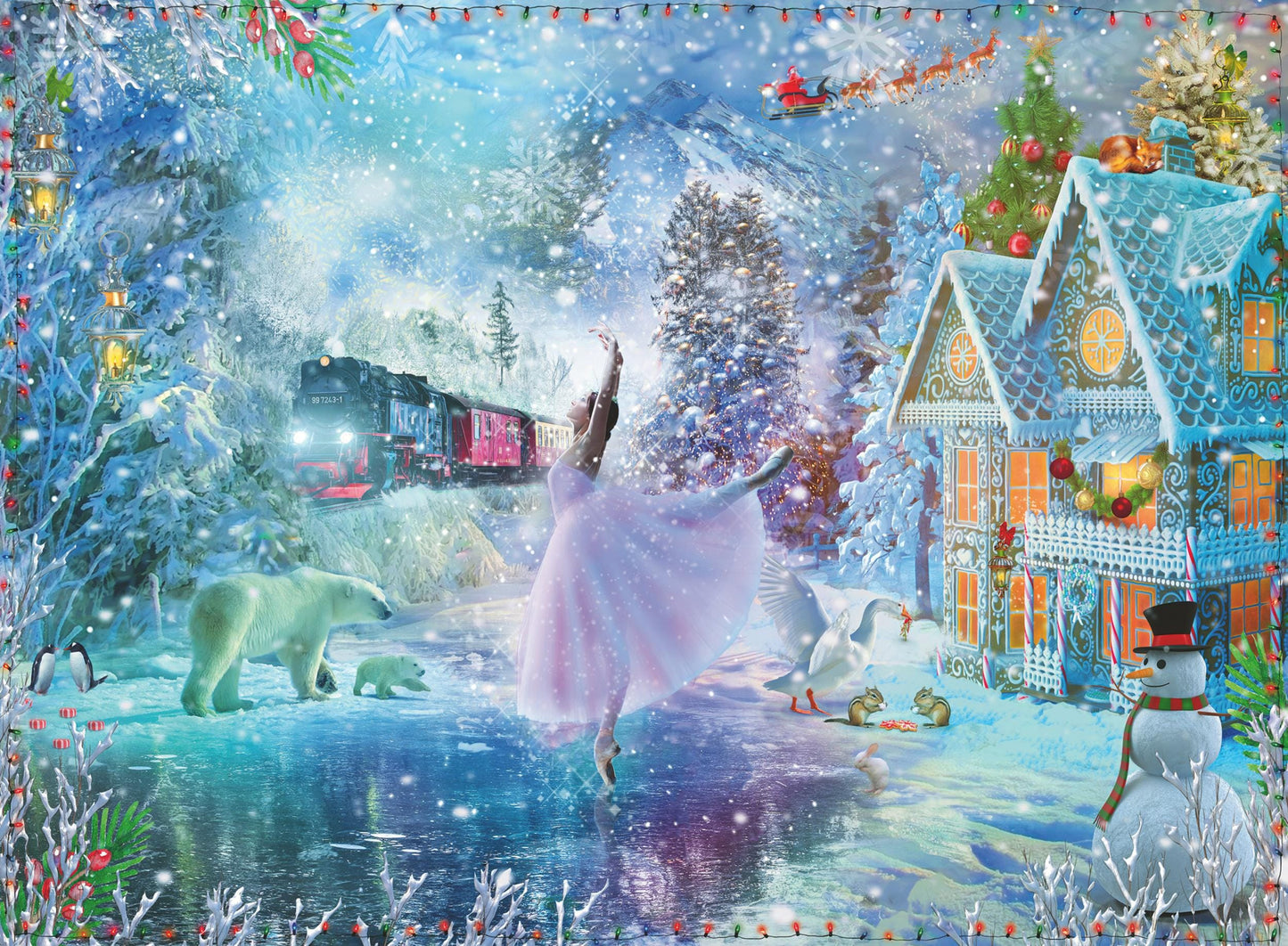 Toys 300 Piece XXL Puzzle - Fabulous Winter