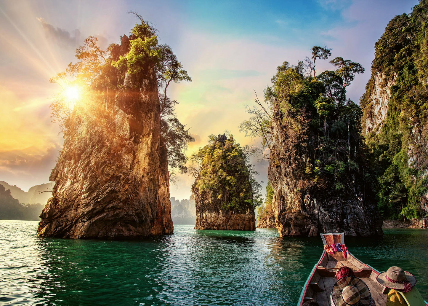 1000 Piece Jigsaw Puzzle - Photos & Landscapes: Cheow Lan Rocks, Thailand