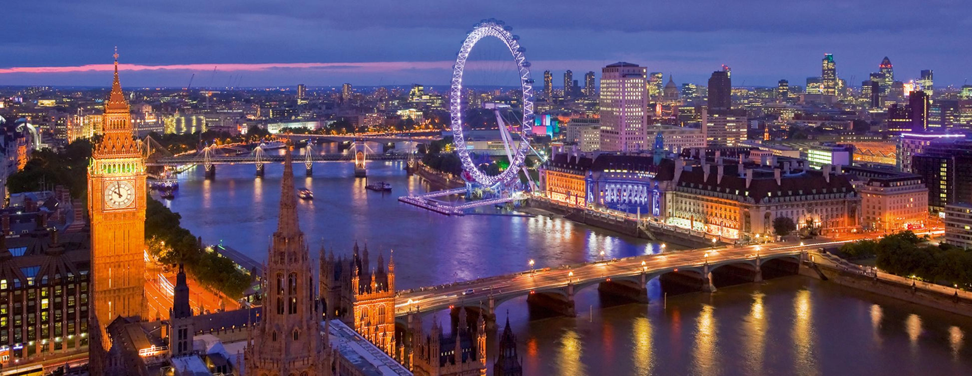 Toys 1000 Piece Panorama Puzzle - London by Night