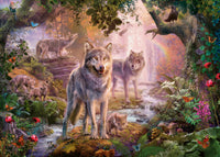 1000 Piece Puzzle - Fantasy: Summer Wolves