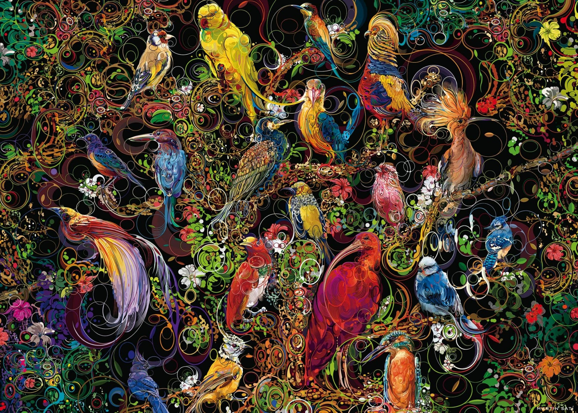 Toys 1000 Piece Puzzle - Art Birds