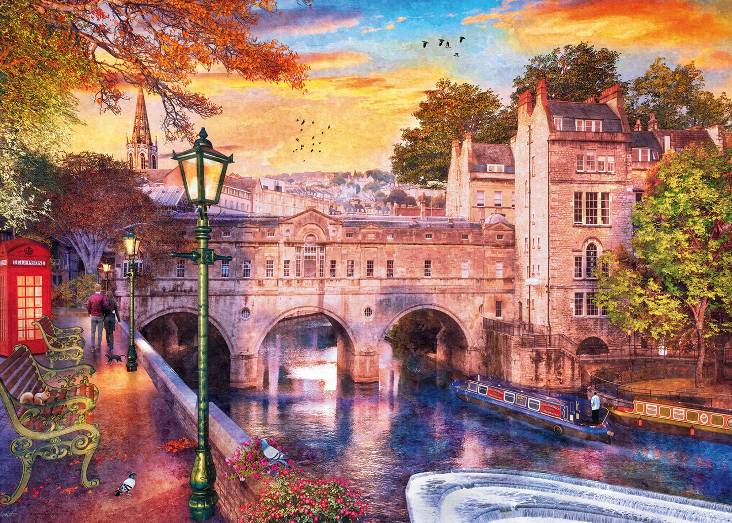 Toys 1000 Piece Puzzle - A Romantic Evening in Bath