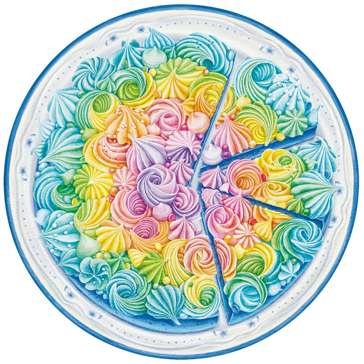 Toys Puzzle da 500 Pezzi - Circle of Colors: Rainbow cake