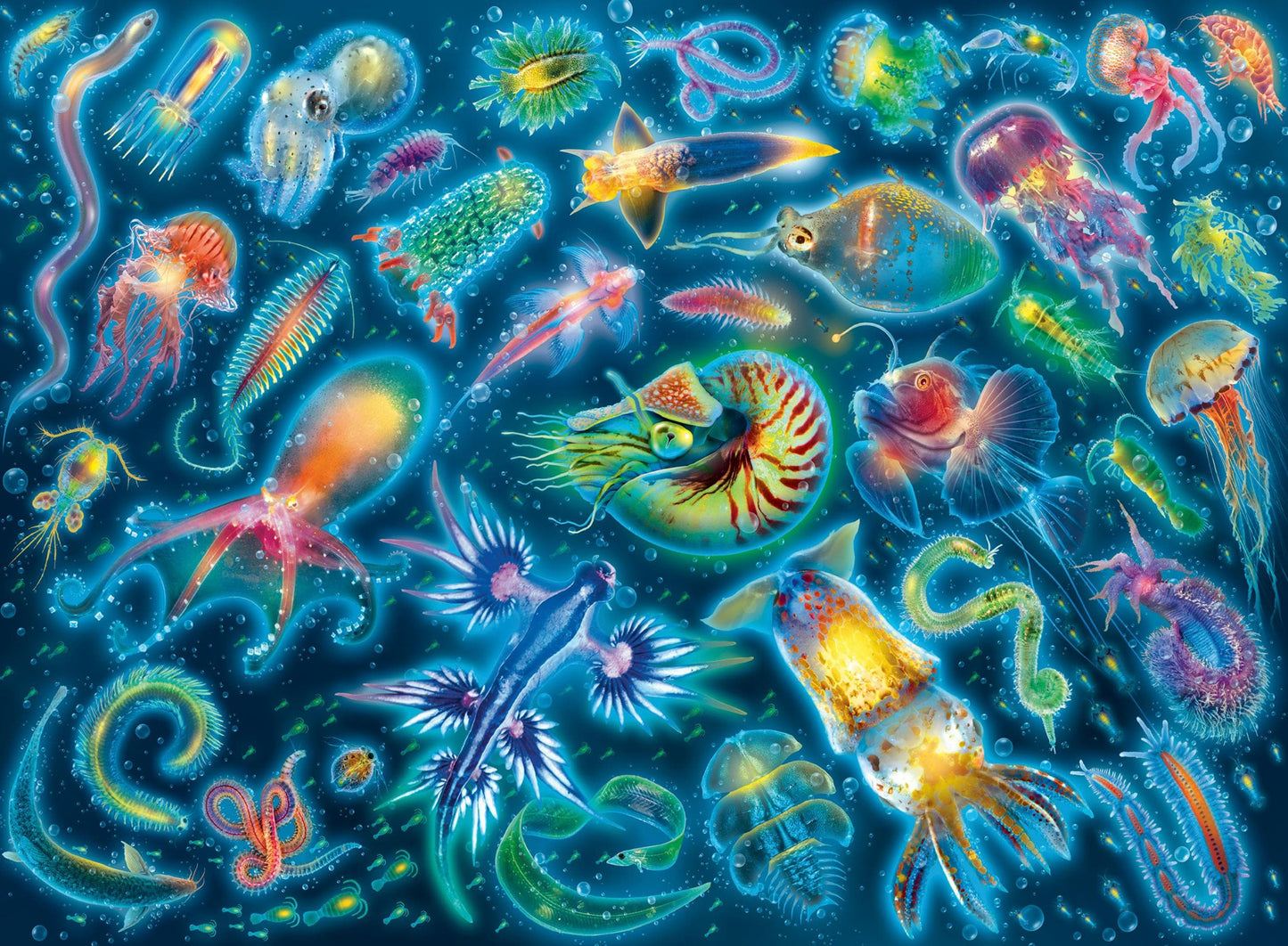 Toys 500 Piece Jigsaw Puzzle - Jellyfish