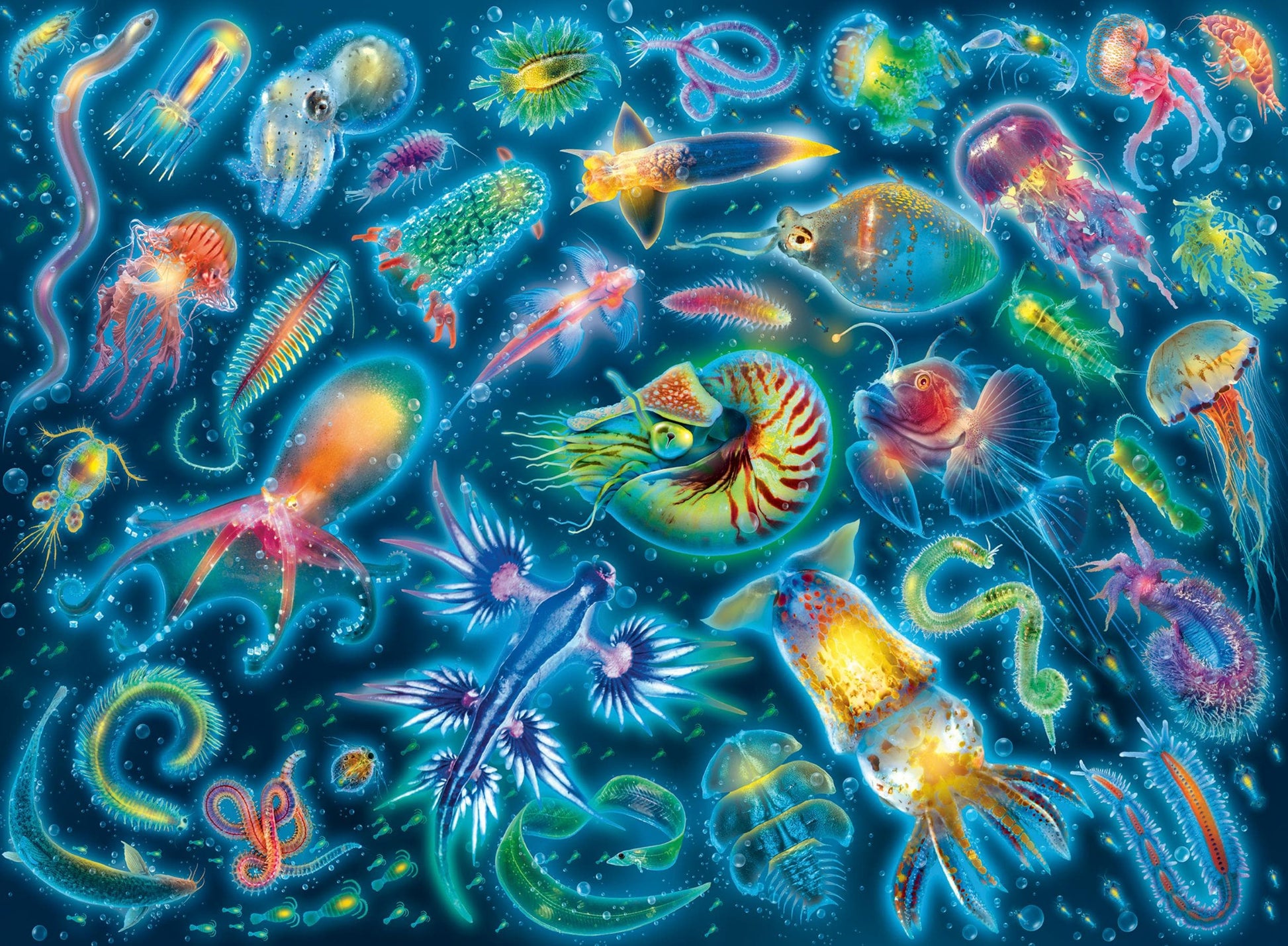 Toys 500 Piece Jigsaw Puzzle - Jellyfish