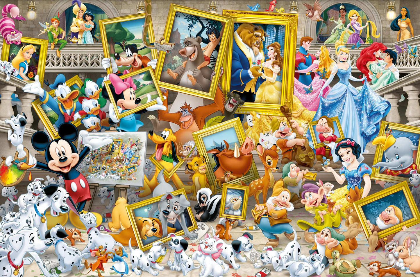 Toys 5000 Piece Puzzle - Mickey the Artist