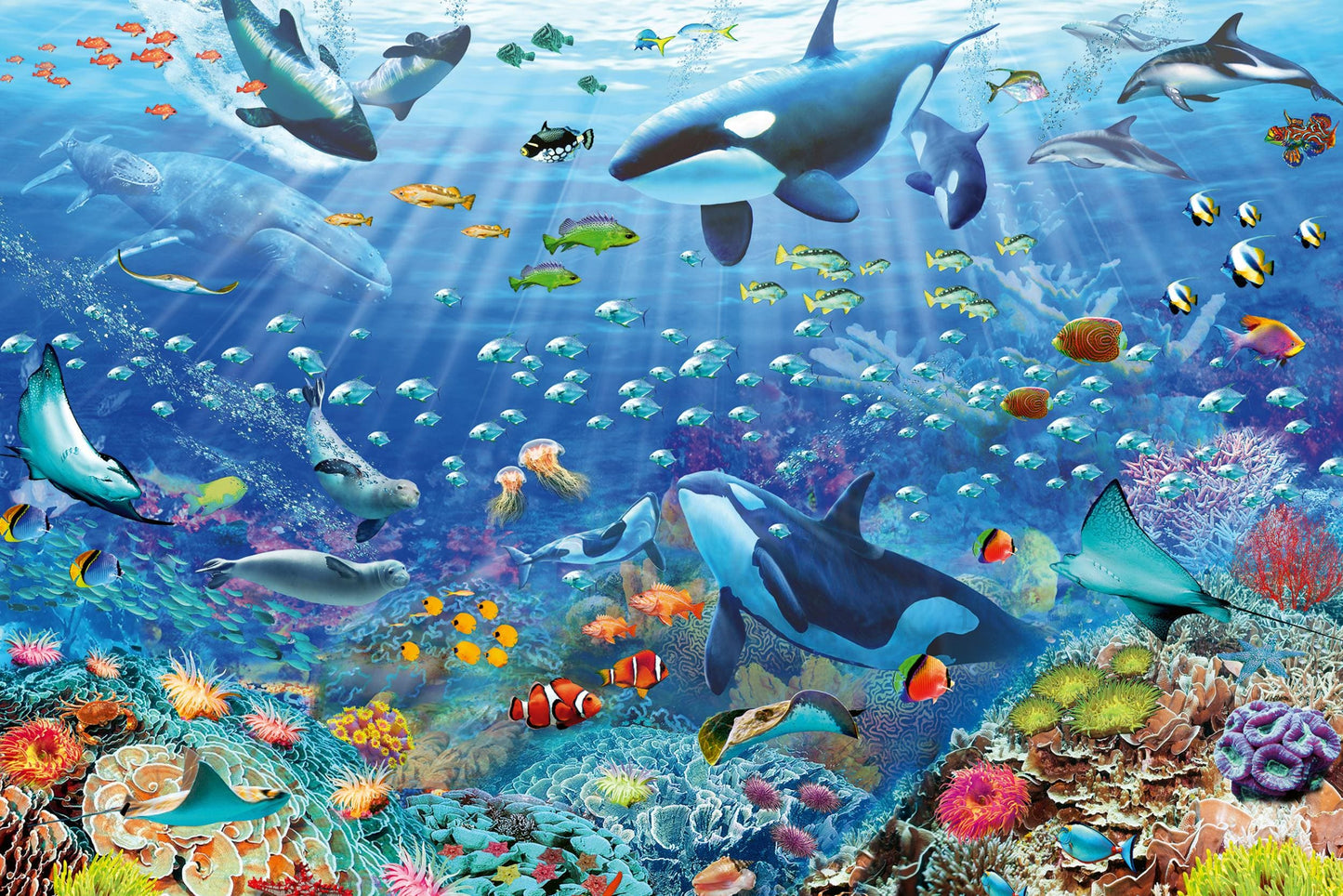 Toys Puzzle 3000 pcs - Colorful underwater world