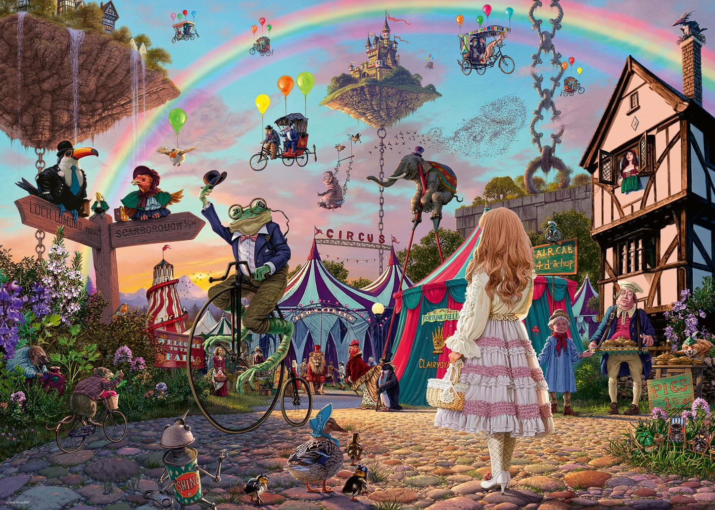 Toys Puzzle 1000 pcs - The magic circus