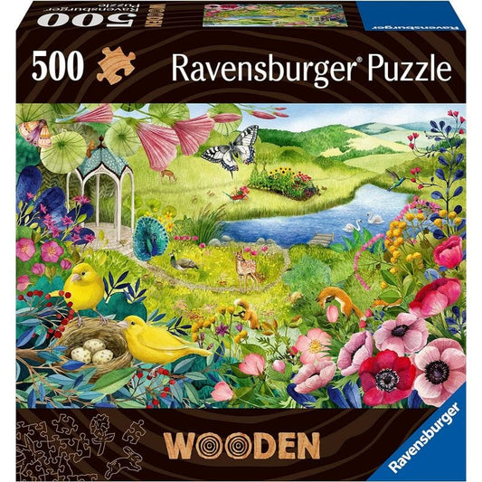 Toys 500 Wooden Puzzle - Garden