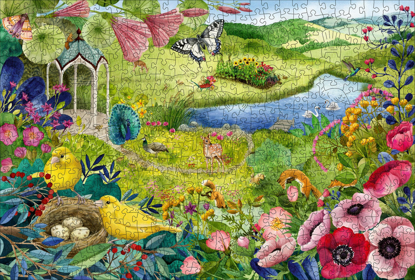 Toys 500 Wooden Puzzle - Garden