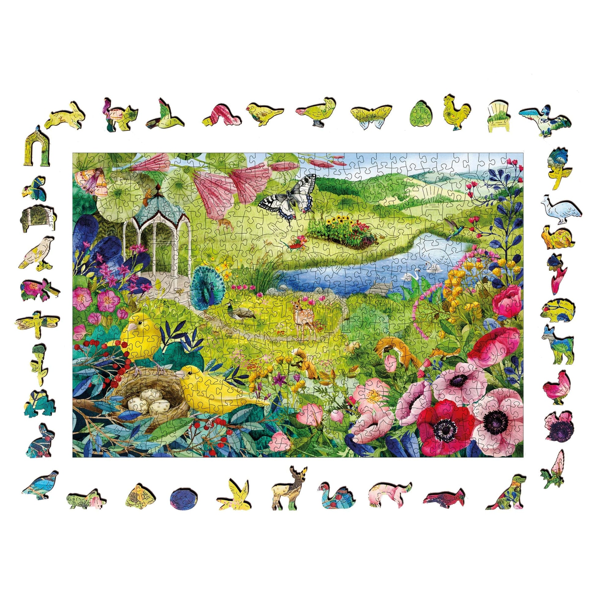 Toys 500 Wooden Puzzle - Garden