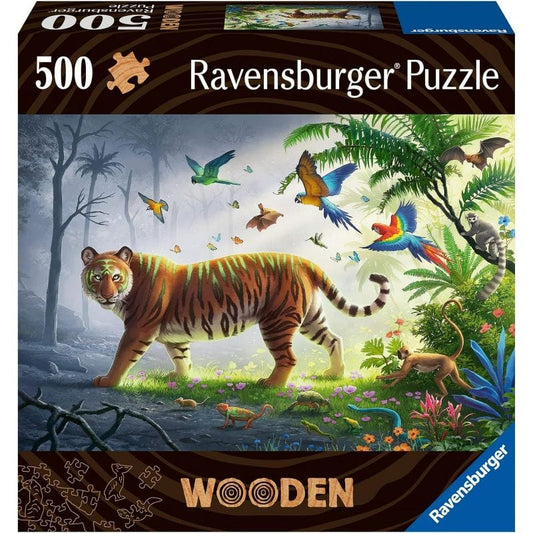 Toys 500 Wooden Puzzle - Tiger