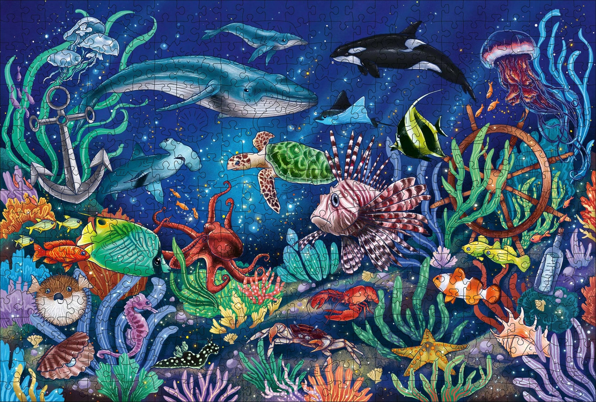 Toys 500 Wooden Puzzle - Seabed