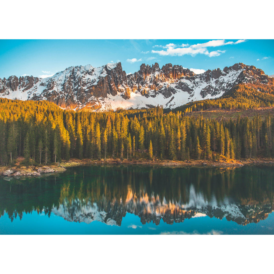 1000 Piece Puzzle - Lake Carezza