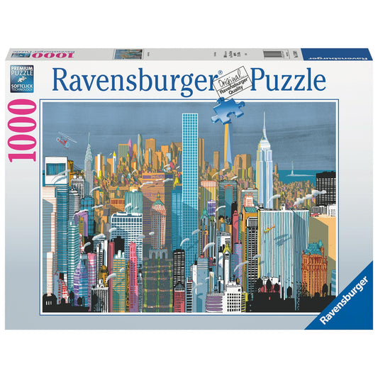 Toys Puzzle 1000 pieces - Illustrated - I am New York