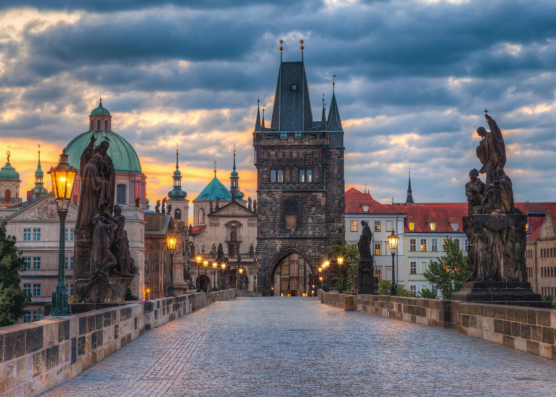 Toys 1000 Piece Puzzle - Photos & Landscapes: The walk across the Charles Bridge