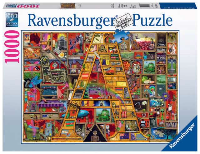 1000 Piece Puzzle Awesome Alphabet: A - best price from Maltashopper.com RVB19891