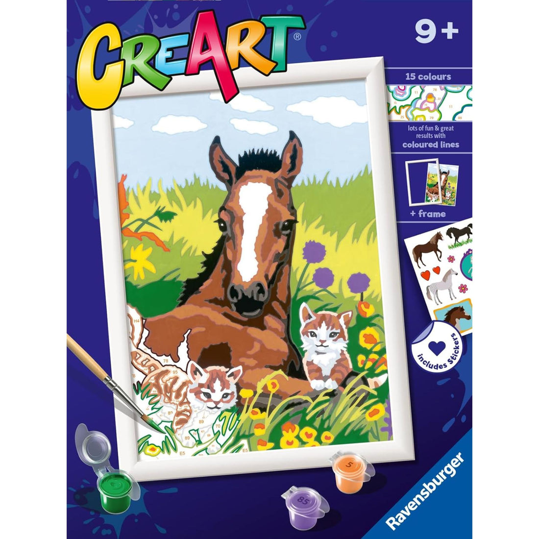 CreArt Serie D Classic - Foal with kittens