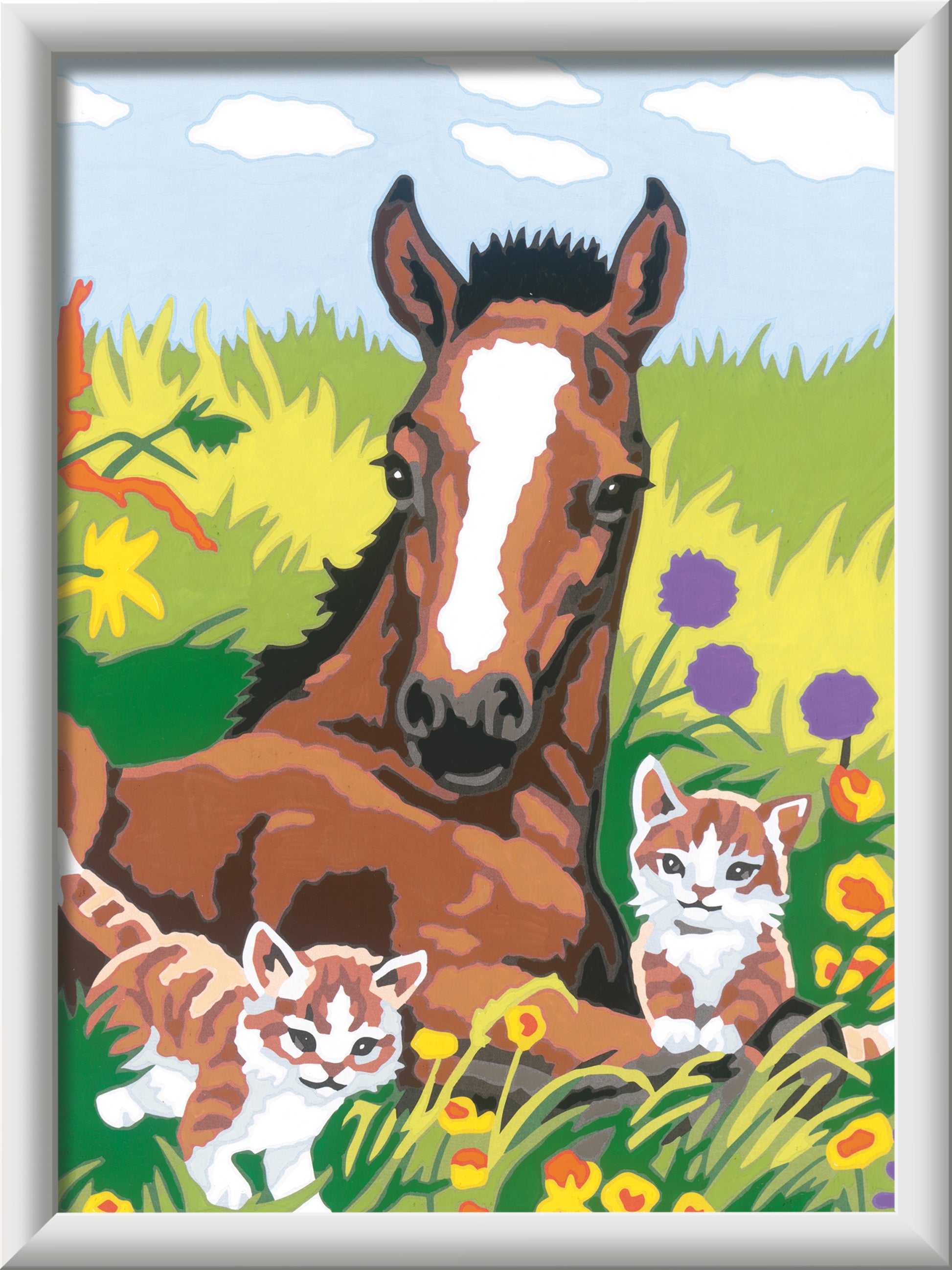 CreArt Serie D Classic - Foal with kittens