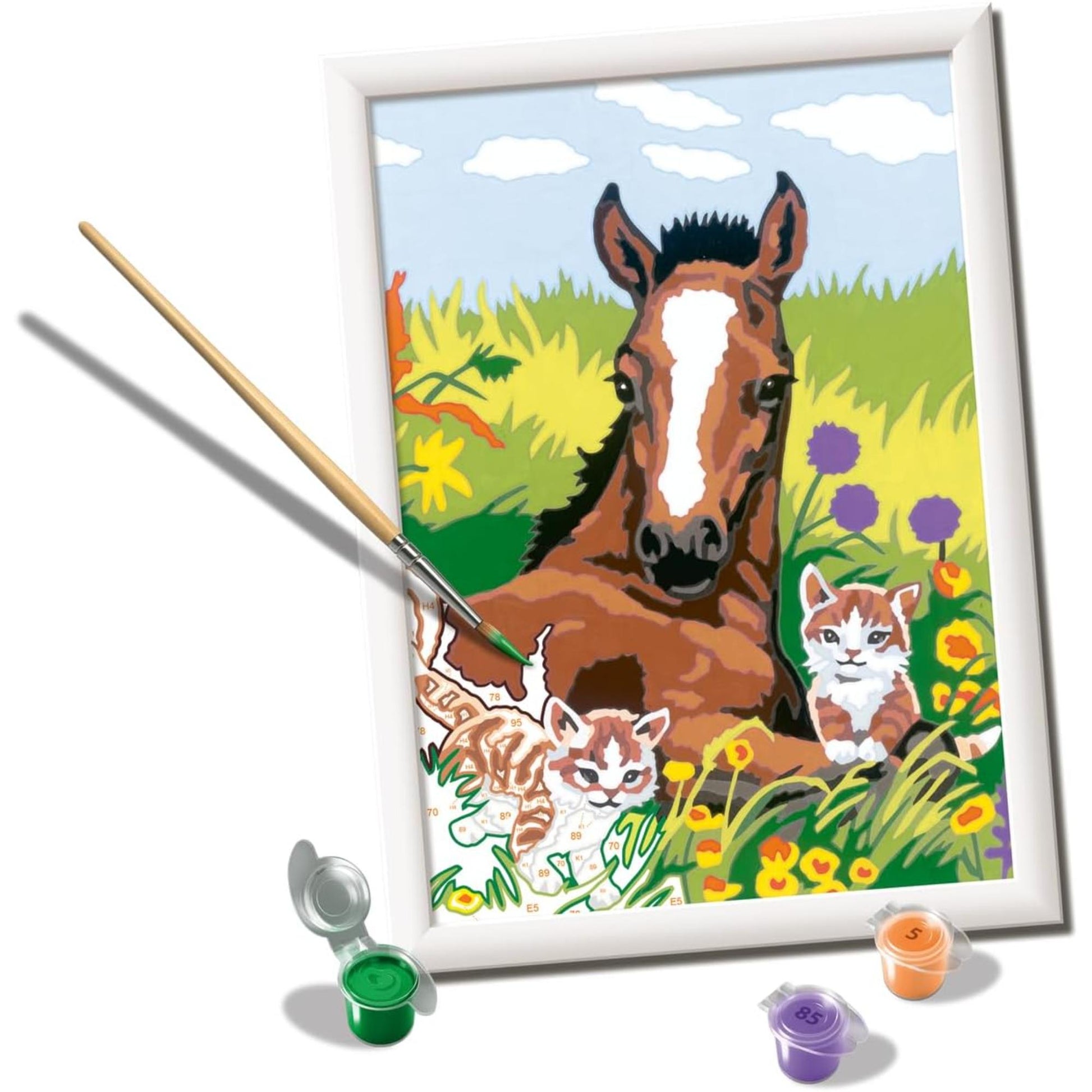 CreArt Serie D Classic - Foal with kittens