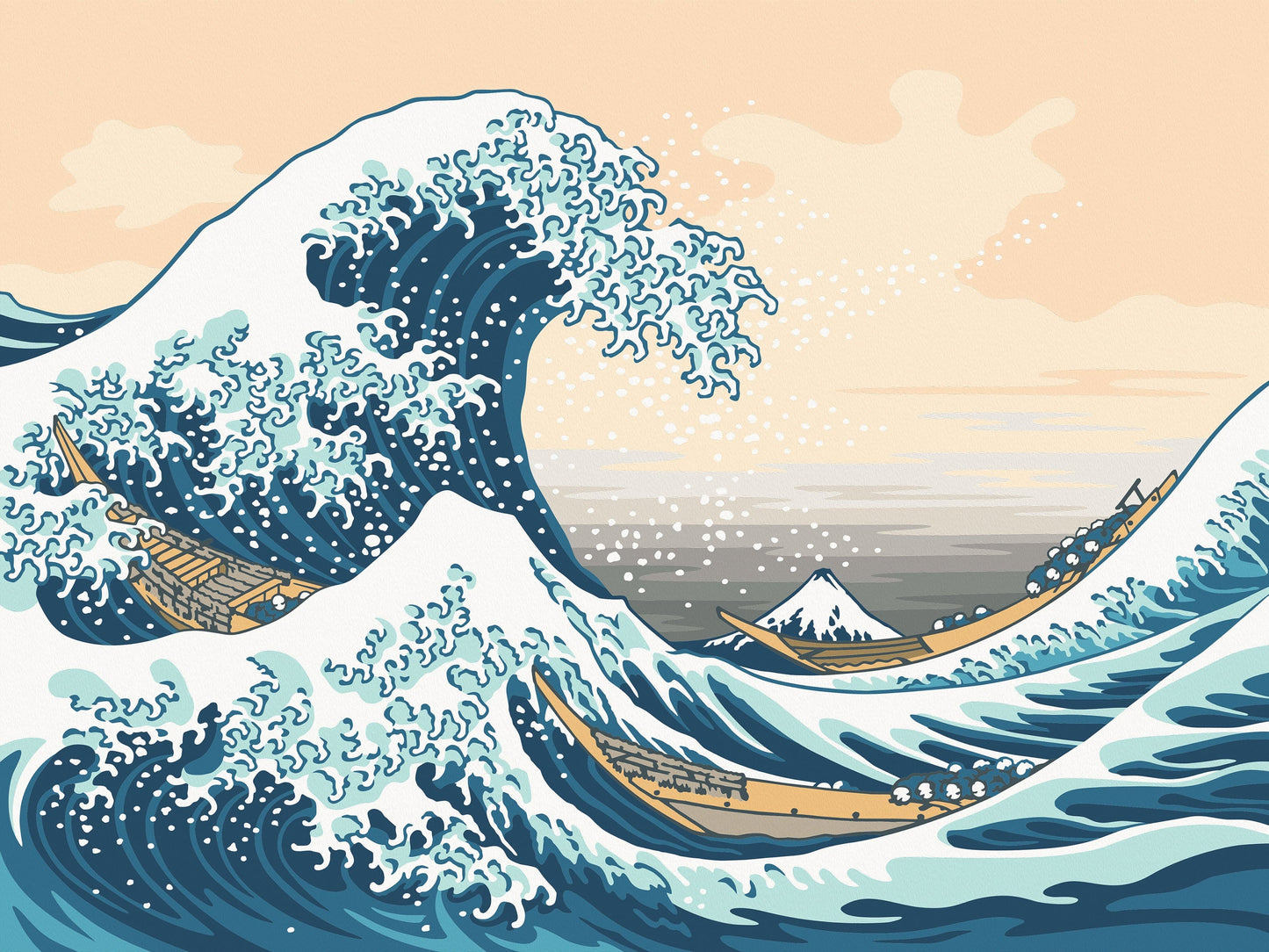 Toys CreArt Serie B Art Collection - Hokusai: The Great Wave