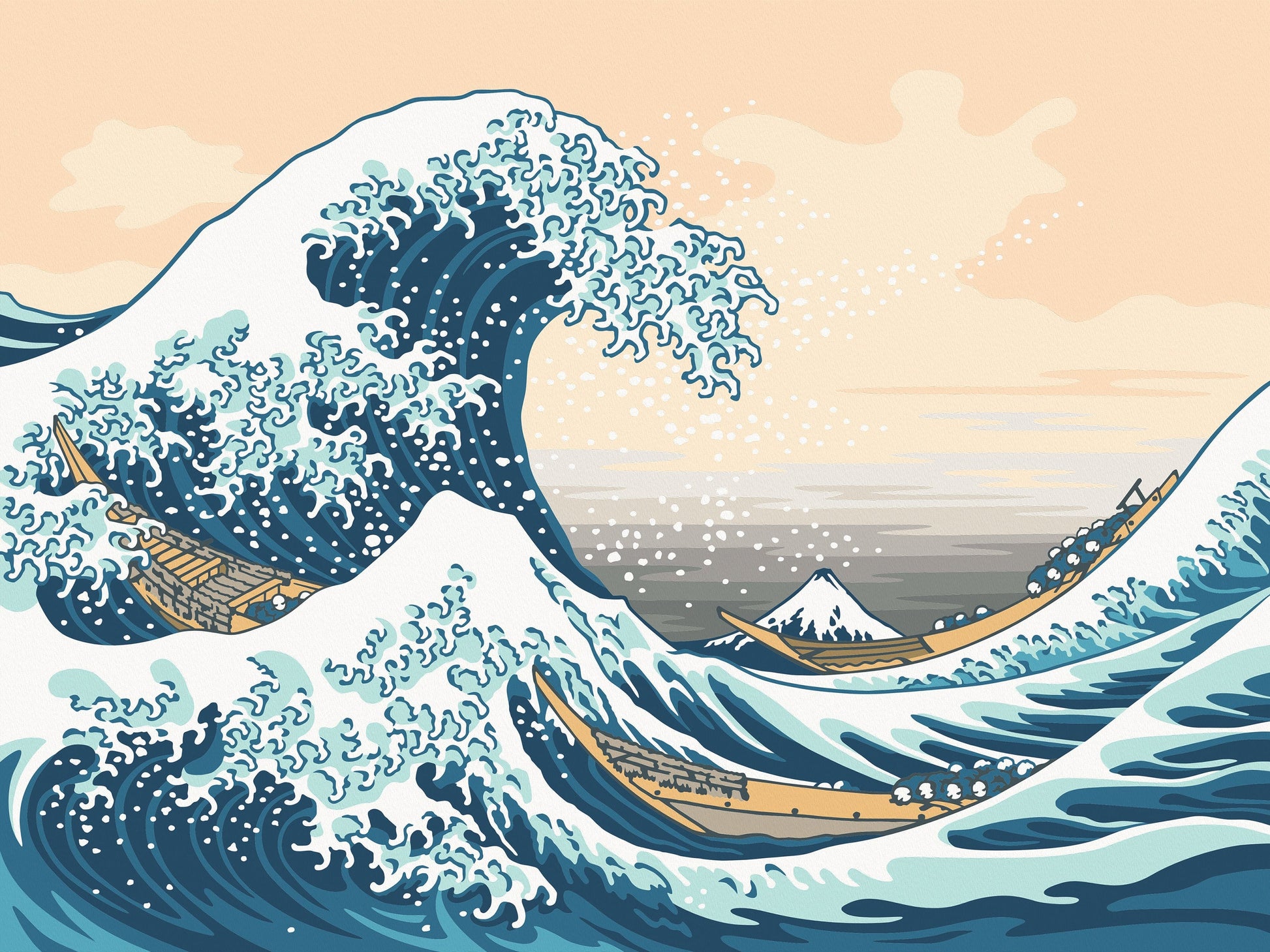Toys CreArt Serie B Art Collection - Hokusai: The Great Wave
