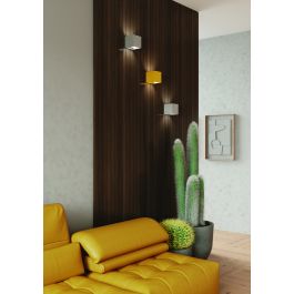 WALL LIGHT RUBIK PLASTER WHITE 11.5X11.5X11.5CM G9=28W